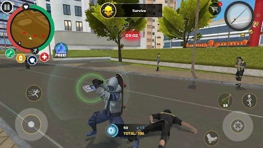Rope Hero Mafia City Wars MOD APK 1.5.6 (Unlimited Money) Android