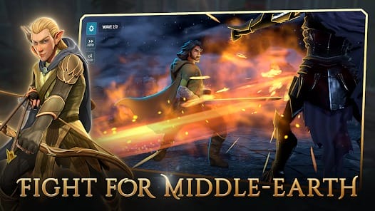 The Lord of the Rings Heroes MODD APK 1.7.1.1451107 (God Mode One Hit) Android