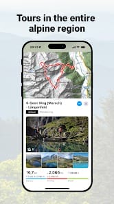 bergfex hiking tracking MOD APK 4.13.2 (Premium Unlocked) Android