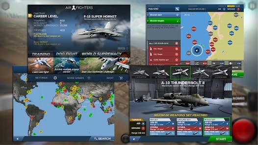 AirFighters MOD APK 4.2.6 (All Planes Unlocked) Android