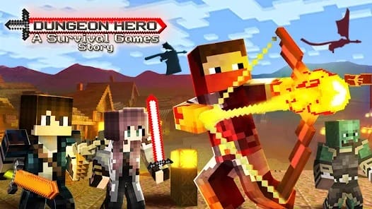 Dungeon Hero Survival Games MOD APK 1.89 (God Mode Dumb Enemy) Android