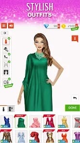 Fashion Stylist Dress Up Game MOD APK 9.6 (Free Shopping) Android