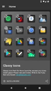 Glassy Icon Pack APK 4.6.2 (Full Version) Android