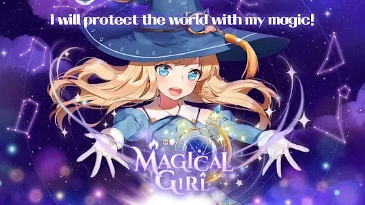 Magical Girl Idle Pixel Hero MOD APK 4.66 (Damage God Mode Dumb Enemy) Android