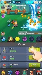 Monster Slayer Idle RPG Games MOD APK 1.6.17 (Unlimited Currency Menu) Android