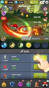 Monster Slayer Idle RPG Games MOD APK 1.6.17 (Unlimited Currency Menu) Android