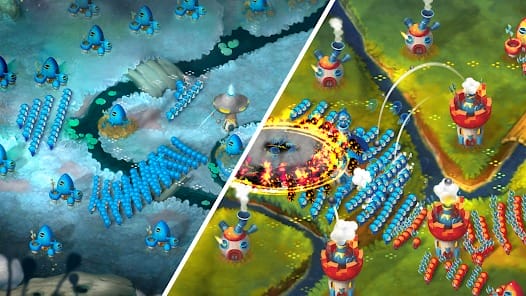 Mushroom Wars 2 RTS Strategy MOD APK 2024.1.1 (Unlimited Energy High Speed) Android