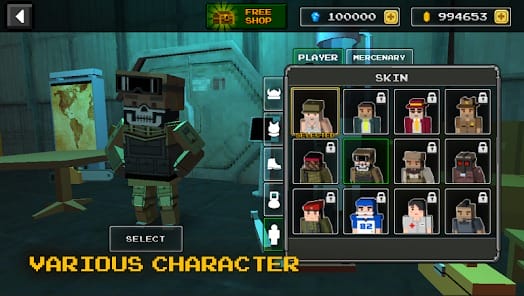 Pixel Z Gunner 3D MOD APK 5.3.5 (God Mode One Hit Ammo) Android