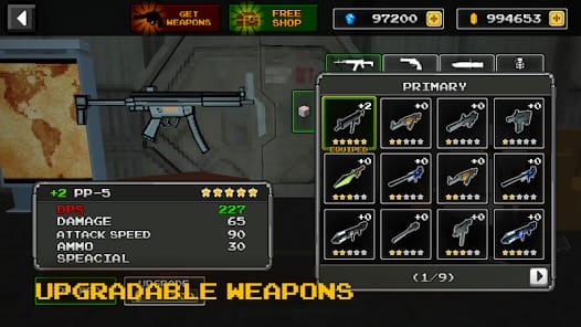 Pixel Z Gunner 3D MOD APK 5.3.5 (God Mode One Hit Ammo) Android
