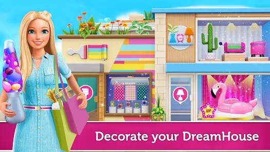 Barbie Dreamhouse Adventures MOD APK 2023.9.0 (VIP Unlocked Free Shopping) Android