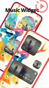 Music Widget Android 12 MOD APK 1.5.6 (Premium Unlocked) Android