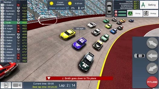 American Speedway Manager MOD APK 1.2 (Menu Unlimited Money No Collision) Android