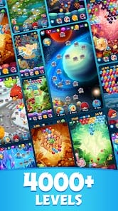 Angry Birds POP Bubble Shooter MOD APK 3.125.0 (Unlimited Money Boosters) Android