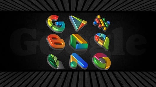 Auric Dark 3d Icon Pack APK 1.3.2 (Full Version) Android