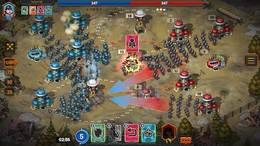 Bunker Wars WW1 RTS Game MOD APK 0.1.11 (Free Rewards) Android