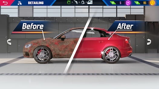 Car Detailing Simulator 2023 MOD APK 1.2.91 (Unlimited Money) Android