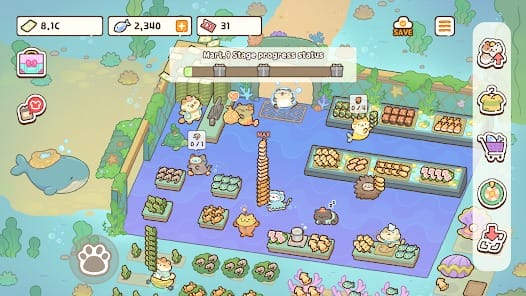 Cat Mart Purrfect Tycoon MOD APK 1.2.21 (Free Purchase) Android