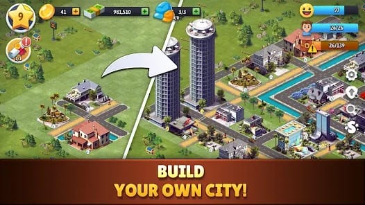 City Island Collections game MOD APK 1.3.4 (Unlimited Money) Android