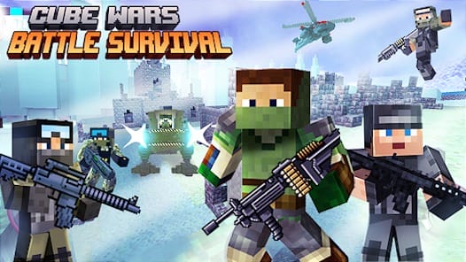 Cube Wars Battle Survival MOD APK 1.74 (God Mode) Android