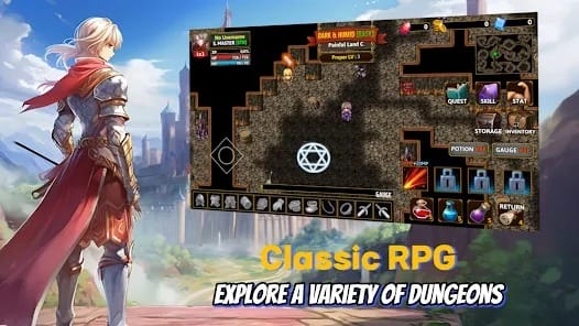 Darkside Dungeon roguelike rpg MOD APK 1.23 (Dumb Enemy Unlimited Gold) Android