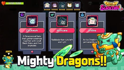 Dragon Survival MOD APK 1.050 (God Mode Weak Enemy) Android