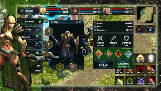 Fantasy Heroes Action RPG 3D MOD APK 0.42 (Unlimited Gold God Mode) Android