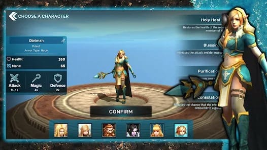 Fantasy Heroes Action RPG 3D MOD APK 0.42 (Unlimited Gold God Mode) Android