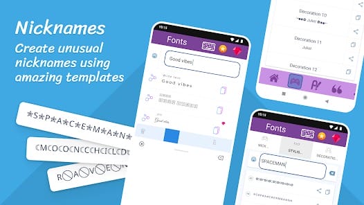Fonts Stylish Text Cool Fonts MOD APK 1.7.1 (Premium Unlocked) Android