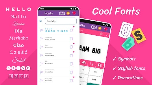 Fonts Stylish Text Cool Fonts MOD APK 1.7.1 (Premium Unlocked) Android