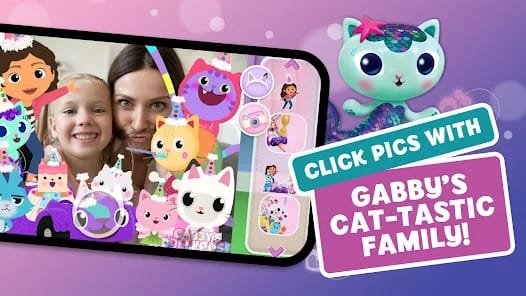 Gabbys Dollhouse Games Cats MOD APK 2.7.4 (Unlocked Paid Content) Android