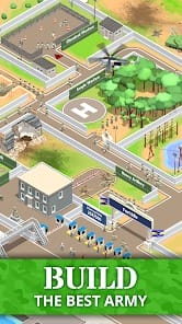 Idle Army Base Tycoon Game MOD APK 3.3.0 (Unlimited Money Stars) Android