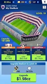 Idle Eleven Soccer tycoon MOD APK v1.34.3 (Unlimited Money) Android