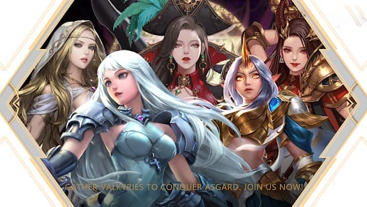 Legends of Valkyries MOD APK 1.8.4.0 (Damage Defense Multiplier God Mode) Android