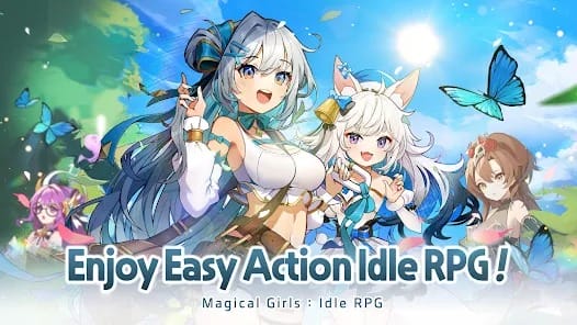 Magical Girls Idle MOD APK 1.2.3 (Dumb Enemy Acquire All Skills) Android