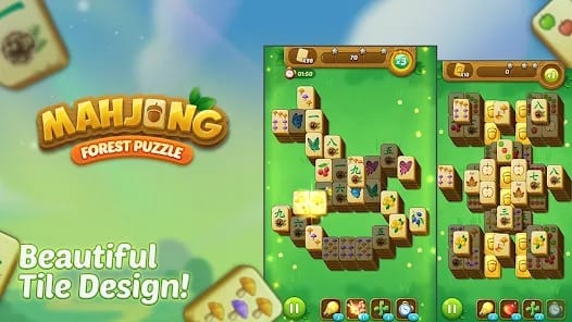 Mahjong Forest Puzzle MOD APK 23.1211.00 (Unlimited Life) Android