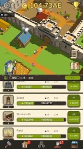 Medieval Idle Tycoon Game MOD APK 1.4 (Free Upgrades Daily Rewards) Android