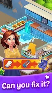 Merge Love Happy cook MOD APK 0.2.16 (Unlimited Money) Android