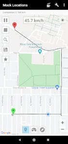 Mock Locations fake GPS path MOD APK 1.21.1 (Pro Unlocked) Android