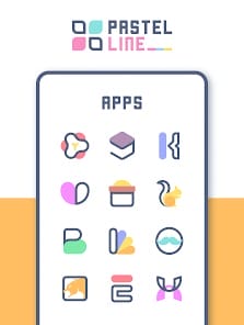 PastelLine IconPack APK 2.4 (Full Version) Android