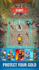 Raid Rush Heroes idle RPG MOD APK 1.4.0 (Damage God Mode Free Rewards) Android