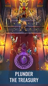 Raid Rush Heroes idle RPG MOD APK 1.4.0 (Damage God Mode Free Rewards) Android