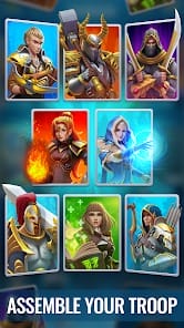Raid Rush Heroes idle RPG MOD APK 1.4.0 (Damage God Mode Free Rewards) Android