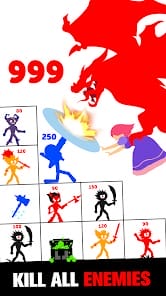 Stick Fight Endless Battle MOD APK 1.6.9 (Unlocked All SKin) Android