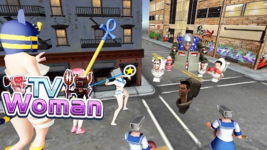 TV Woman Toilet Monster Battle MOD APK 1.1.0 (God Mode) Android