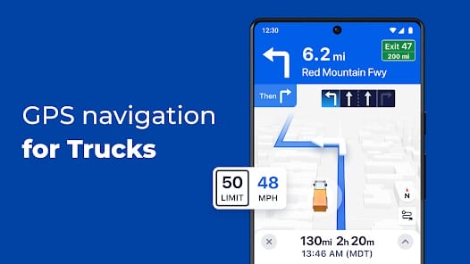 Trucker Path Truck GPS Fuel MOD APK 6.2.1 (Premium Unlocked) Android