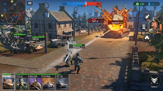 World War Armies WW2 PvP RTS MOD APK 1.23.0 (Free Rewards) Android