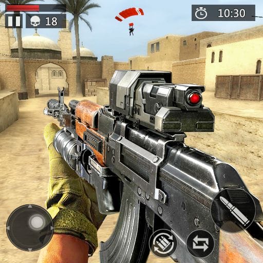 FPS Online Strike PVP Shooter MOD APK 1.3.55 (High Money Reward) Android icon