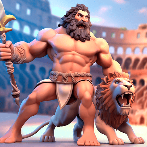 Gladiator Heroes Clash Kingdom MOD APK 3.4.26 (One Hit God Mode) Android icon