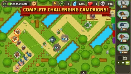Ancient Allies Tower Defense MOD APK 1.29 (Unlimited Energy God Mode) Android