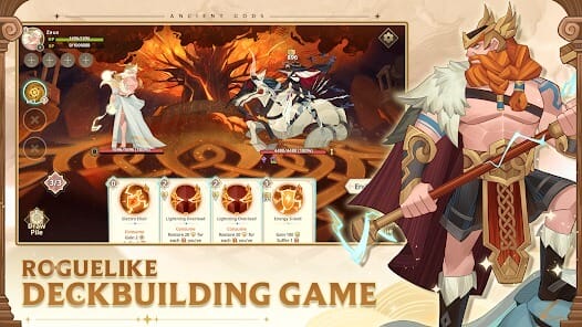 Ancient Gods Card Battle RPG MOD APK 1.10.0 (Free Shopping God Mode) Android